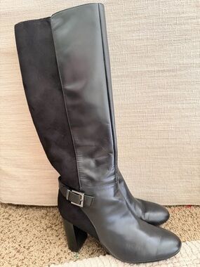 Pre-Loved Like New Bandolino Women’s Black Boots Sz 6 1/2M Knee High